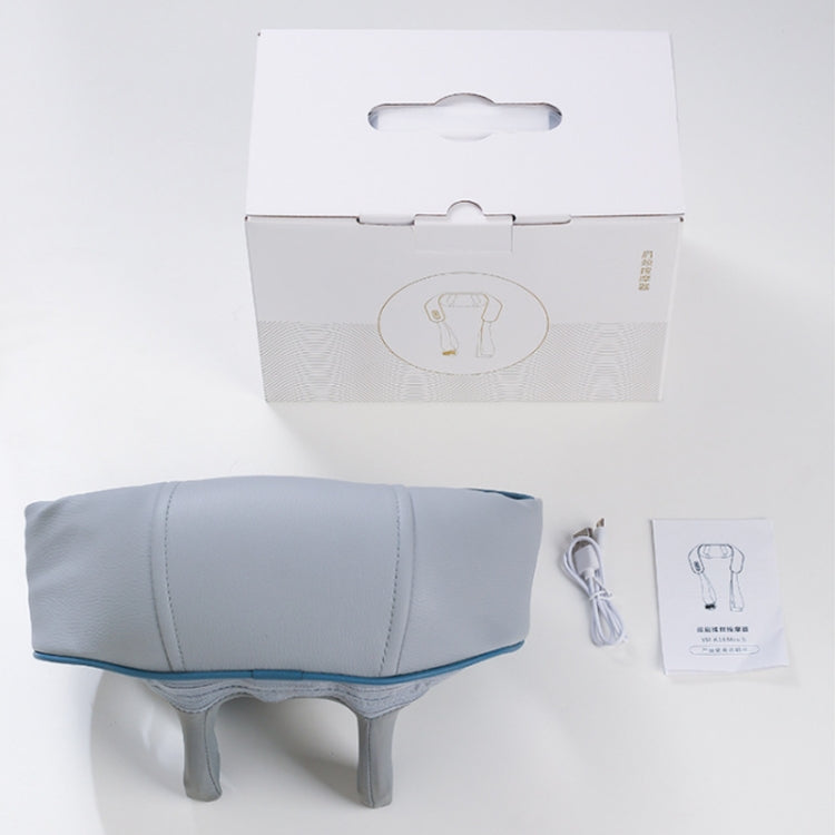Electric Neck And Shoulder Massager Shiatsu Back Neck Massager With Heat(White)