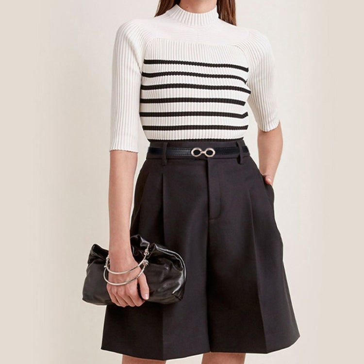 Women Thin Waistband Retro Versatile Clothing Accessories Slim Waist Belt(Black)