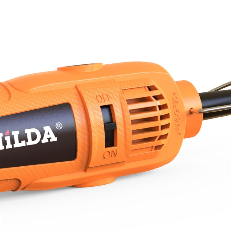 HILDA Power Grinder And Brush Sharpener Set Sharpening Tool Set, EU Plug, Model: With Soft Shaft