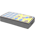 Non-Woven Fabric Foldable Underbed Storage Bag for Clothes Blankets 100x50x18cm(Deep Gray Transparent Cover)