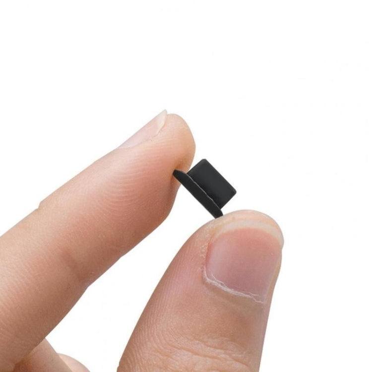 8 Pin Phone Dust Plug Silicone Charging Port Plug(Transparent)