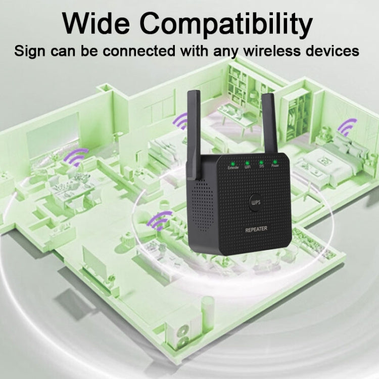 2.4G 300M Wifi Repeater Wifi Extender Wifi Amplifier With 1 LAN Port EU Plug