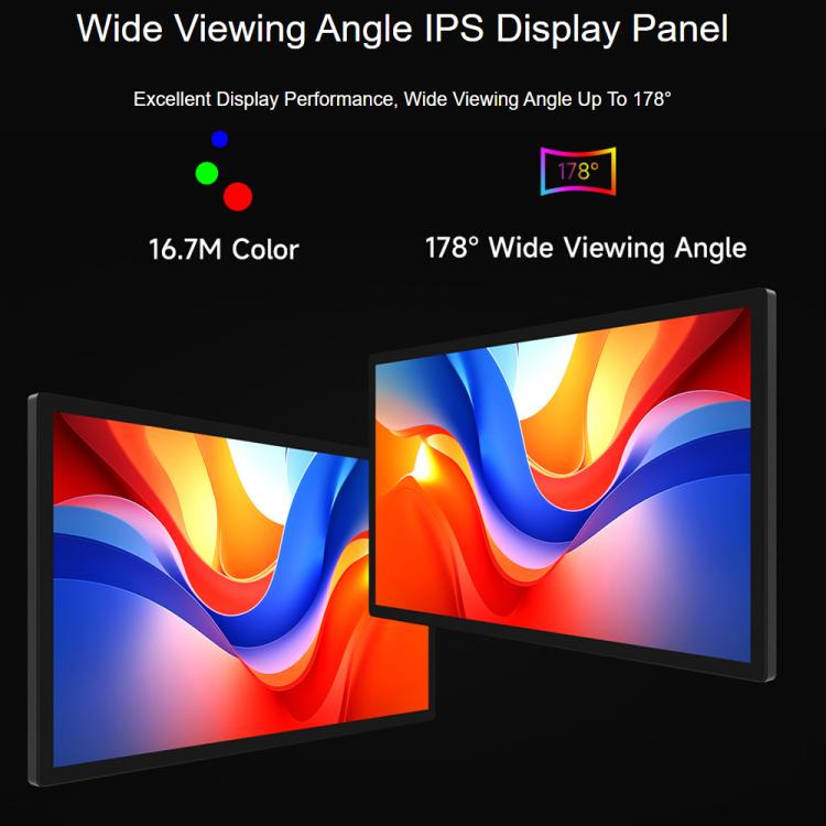 FHD Capacitive Touch Screen Monitor, 1920x1080 10-Point Touch With HDMI, Aluminum Shell, VESA Mount, Waveshare 23.8-inch, Waveshare 27-inch
