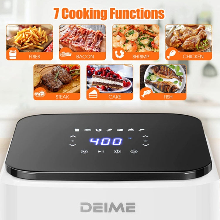 DEIME 4.2 L Visual Air Fryer Home Oil-Free Electrical Fryer, US Plug