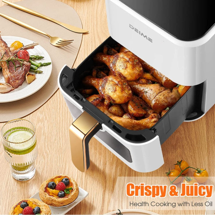 DEIME 4.2 L Visual Air Fryer Home Oil-Free Electrical Fryer, US Plug