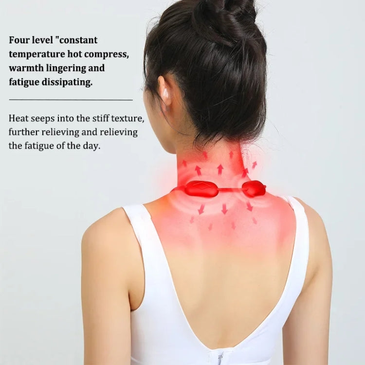 Mini Hanging Neck EMS Pulse Cervical Massager Shoulder and Neck Physiotherapy Instrument(Dark Gray)