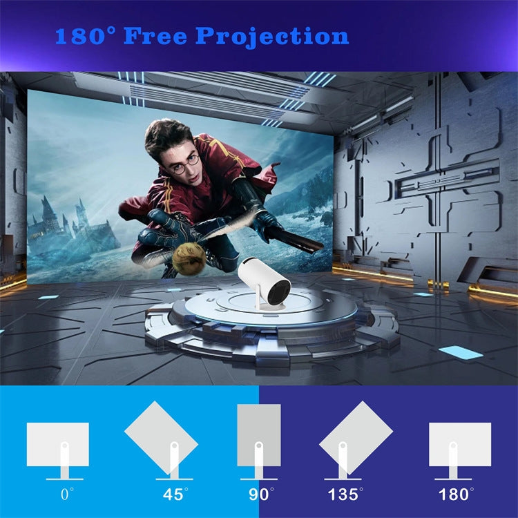 HY300 Smart Projector Android 11.0 System 120 Lumen Portable Projector UK Plug