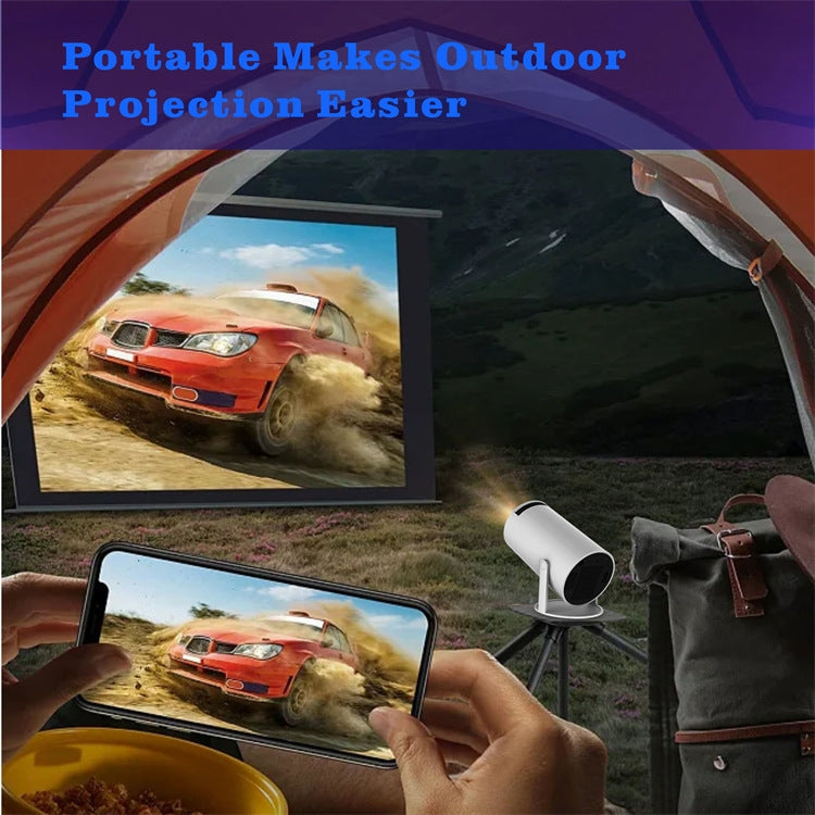 HY300 Smart Projector Android 11.0 System 120 Lumen Portable Projector UK Plug