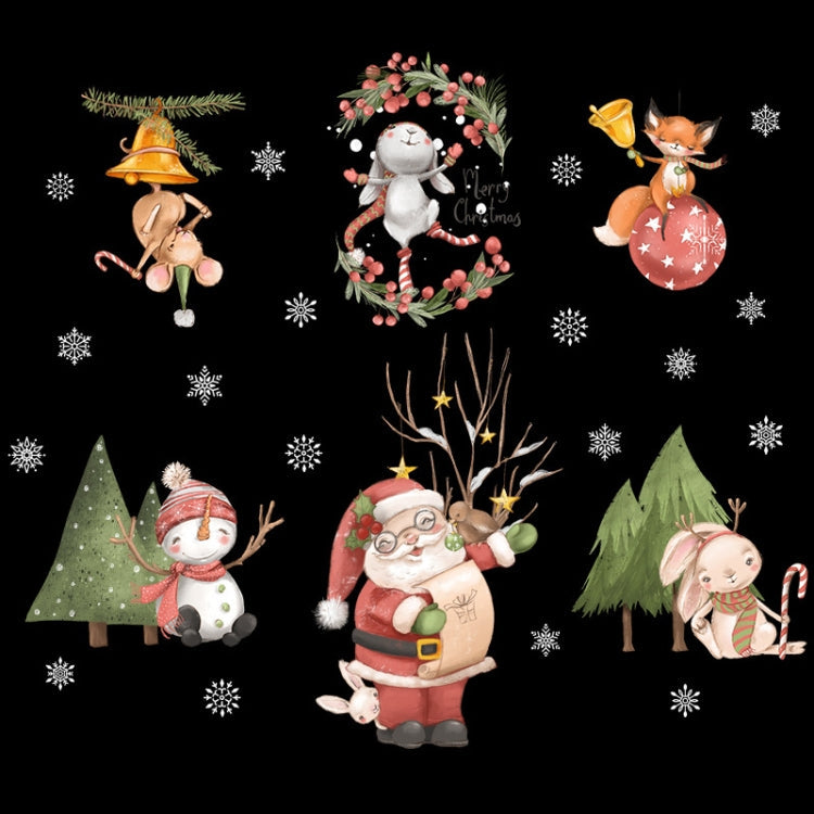 Christmas Window Decoration Poster Santa Claus Elk Snowflake Glass Wall Stickers, SD-01 45x60cm, SD-02 45x60cm, SD-03 30x90cm, SD-05 30x90cm, SD-12 30x90cm, SD-2203 30x45cm, SD-2204 30x45cm, SD-2205 30x45cm, SD-2206 45x60cm, SD-2207 45x60cm            ...