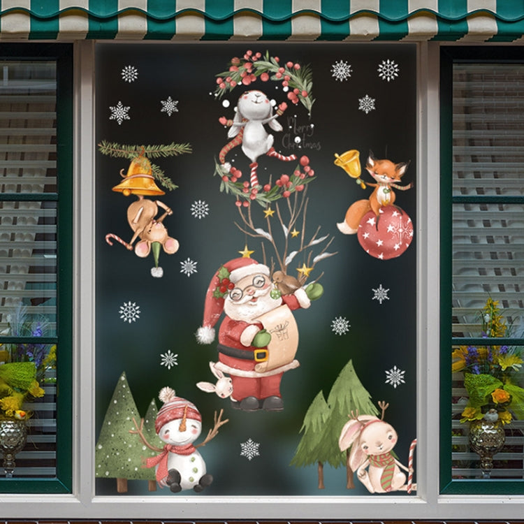 Christmas Window Decoration Poster Santa Claus Elk Snowflake Glass Wall Stickers, SD-01 45x60cm, SD-02 45x60cm, SD-03 30x90cm, SD-05 30x90cm, SD-12 30x90cm, SD-2203 30x45cm, SD-2204 30x45cm, SD-2205 30x45cm, SD-2206 45x60cm, SD-2207 45x60cm            ...