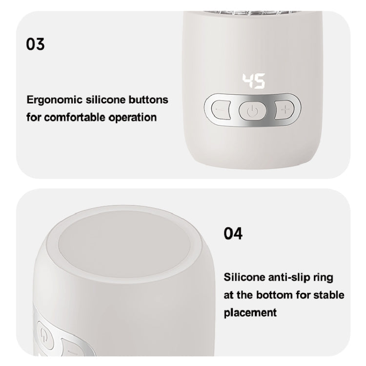 400ml  Wireless Instant Water Warmer Electric Kettle For Baby Formula With 15000 MAh Battery Capacity(Pink)