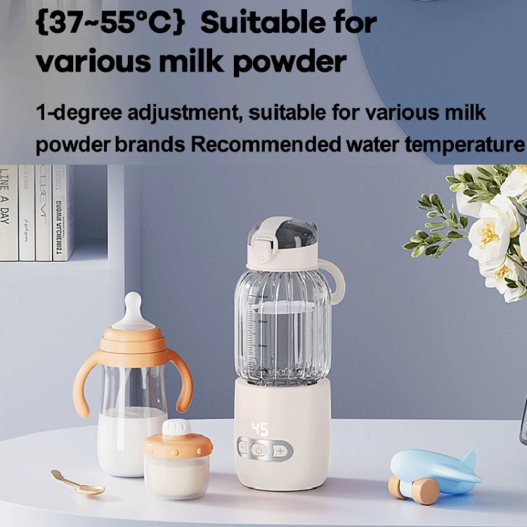 400ml  Wireless Instant Water Warmer Electric Kettle For Baby Formula With 15000 MAh Battery Capacity(Pink)
