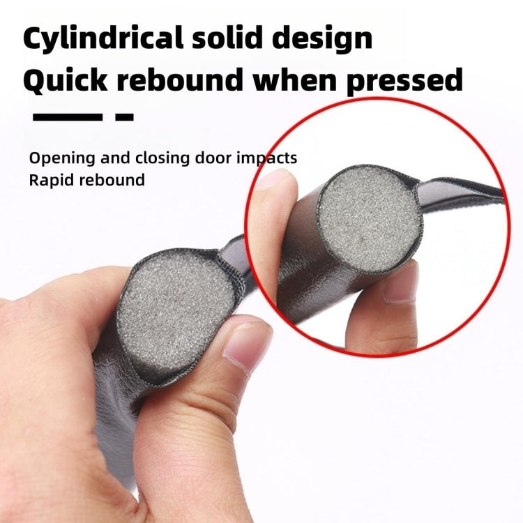 Door Bottom Seal Strip Door Seam Soundproof Windproof Sticker Door Foot Down Gap Self-Adhesive Blocking Strip(Unilateral Brown)