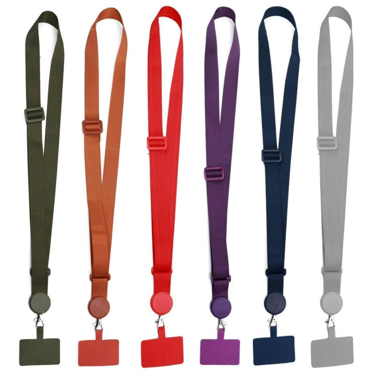 Mobile Phone Anti-lost Neck Strap Lanyard Detachable Hanging Chain(Black)