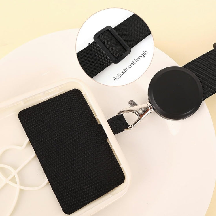 Mobile Phone Anti-lost Neck Strap Lanyard Detachable Hanging Chain(Black)