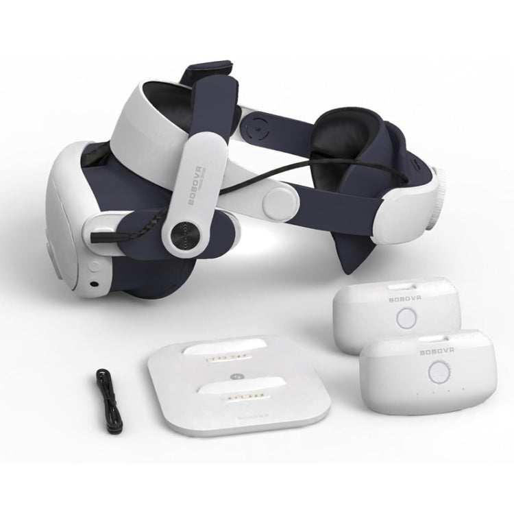 For Meta Quest 3S / 3 BOBOVR M3 Pro Head Strap with Twin Battery Combo Set VR Accessories