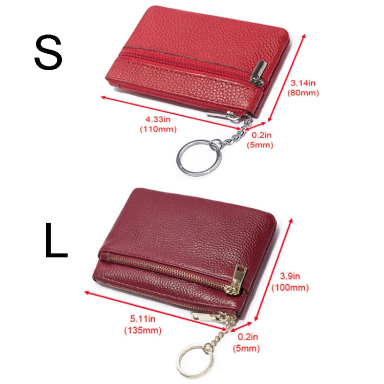 HUMERPAUL WX2010 Ladies Leather Mini Wallet Portable Coin Purse And Card Holder, S, L