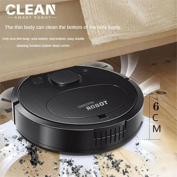 Intelligent Screening Robot USB Charging Automatic Cleaning Machine Vacuum Cleaner(White)