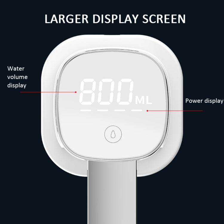 Digital Display Foldable Water Bottle Pump Electric Water Dispenser(White)