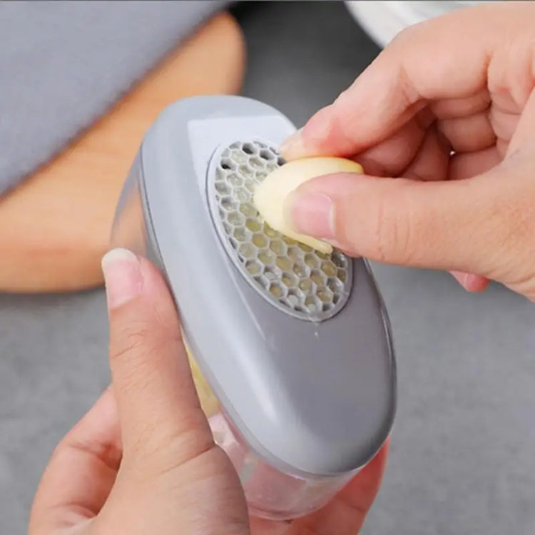 2-in-1 Manual Garlic Press Rocker Garlic Mincer Crusher