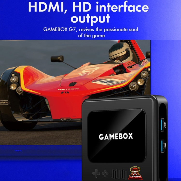 G10 GAMEBOX TV Box Dual System Wireless Android 3D Home 4K HD Game Console Support PS1 / PSP, Style: 64G 30,000+ Games (White)