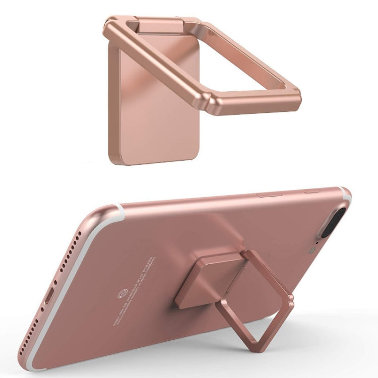 Magnetic 360 Degree Rotating Square Ring Buckle Mobile Phone Holder(Random Color Delivery)