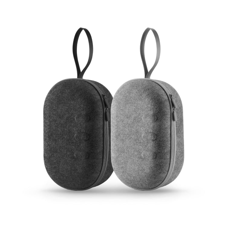 JYS-MQ018 For Apple Vision Pro / Meta Quest 3 VR Glasses Storage Bag Anti-fall and Anti-scrape Portable Bag(Grey)
