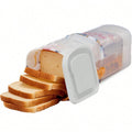 Bread Fresh Container Toast Storage Box Bread Storage Dispenser(White)