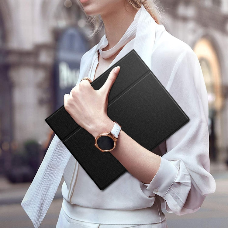 For ReMarkable 2 10.3 Inch 2020 Paper Tablet Case Multi-Viewing Adjustable Folding Book Folio Cover(Black)