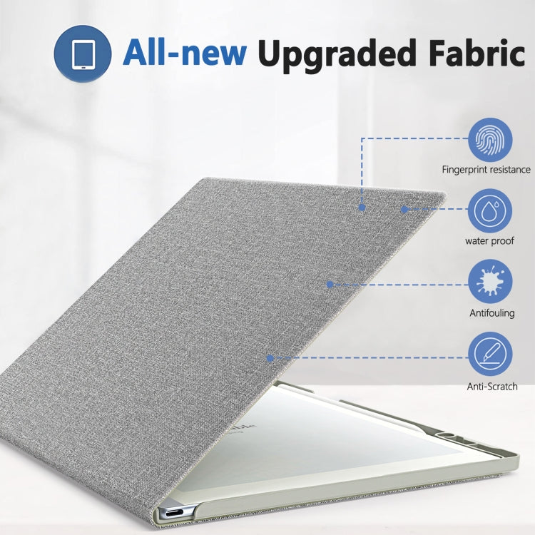For ReMarkable 2 10.3 Inch 2020 Paper Tablet Case Slim Lightweight Folding Book Folio Cover(Grey)