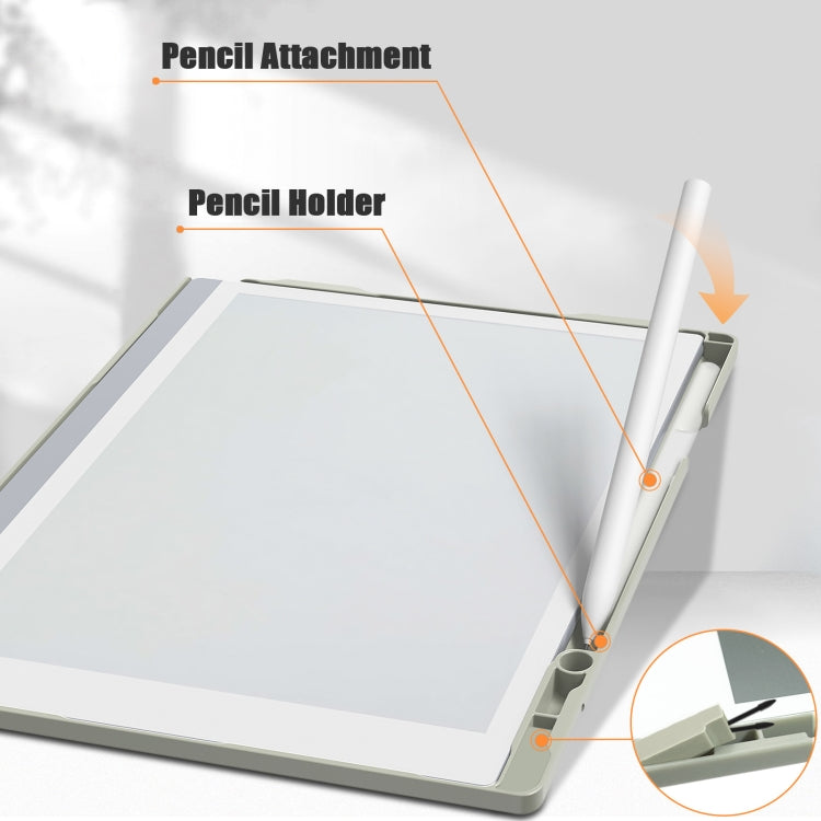 For ReMarkable 2 10.3 Inch 2020 Paper Tablet Case Slim Lightweight Folding Book Folio Cover(Grey)