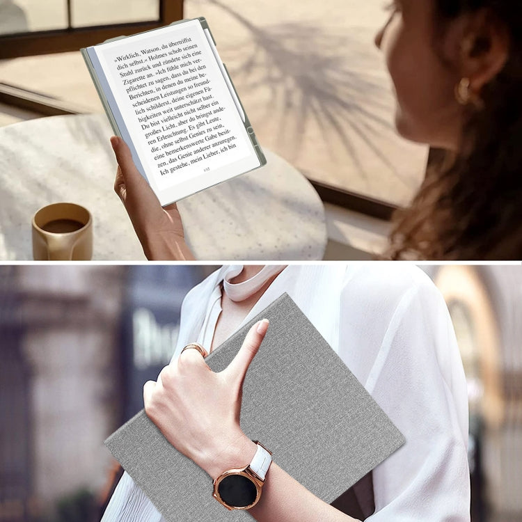 For ReMarkable 2 10.3 Inch 2020 Paper Tablet Case Slim Lightweight Folding Book Folio Cover(Grey)