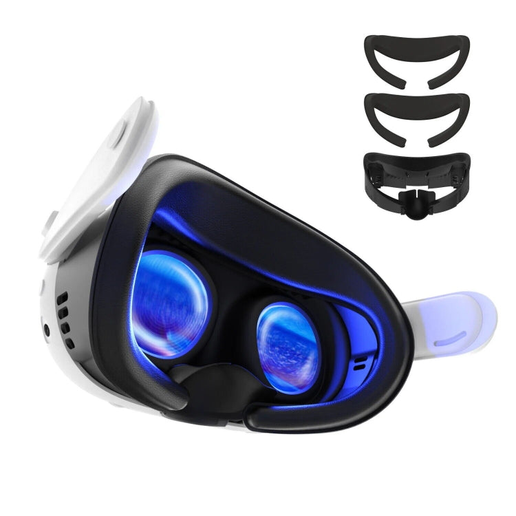 AMVR Q3FC1 For Meta Quest3 Mask Ice Silk Breathable Leather Material(Mask+1 Ice Silk)