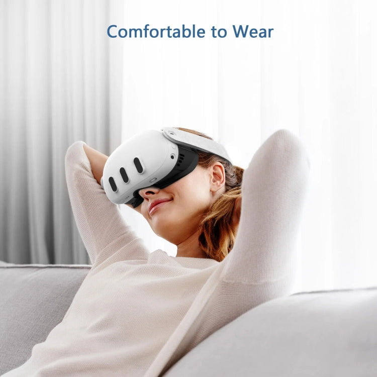 AMVR Q3FC1 For Meta Quest3 Mask Ice Silk Breathable Leather Material(Mask+1 Ice Silk)