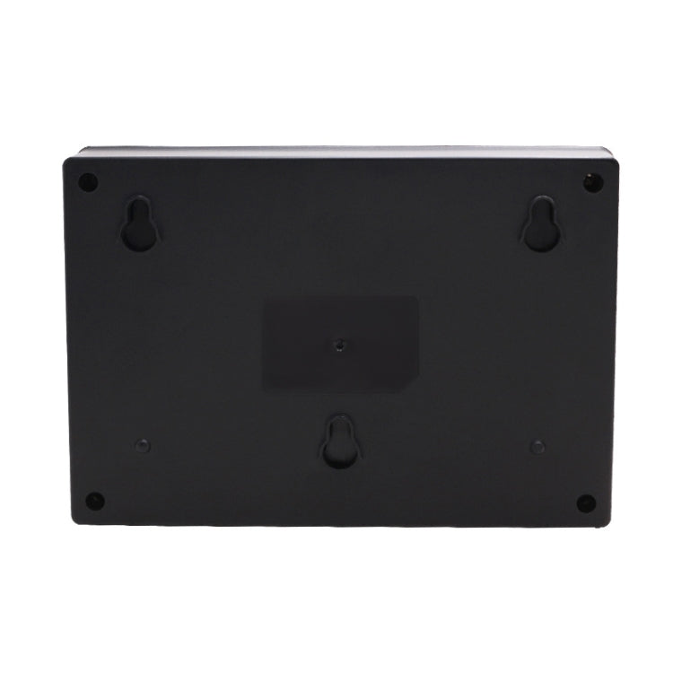 Fingerprint Recognition Voice Broadcast Smart Report Generation Attendance Machine, Model: Black UK Plug