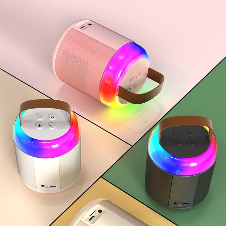 Home Portable Bluetooth Speaker Small Outdoor Karaoke Audio, Y1 White, Y1 Pink, Y1 Black