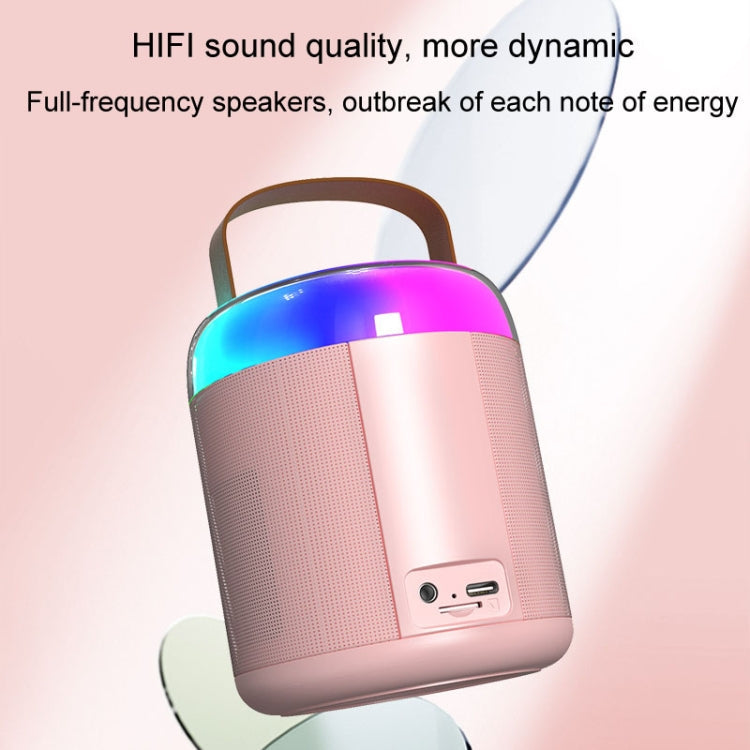 Home Portable Bluetooth Speaker Small Outdoor Karaoke Audio, Y1 White, Y1 Pink, Y1 Black