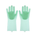 Kitchen Silicone Dishwash Gloves Male And Female Household Chores Cleaning Mitts, Size: 160g(Green)