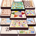 11 in 1 Wooden Multifunctional Parent-Child Interactive Children Educational Chessboard Toy Set