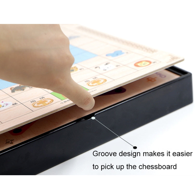 10 in 1 Wooden Multifunctional Parent-Child Interactive Children Educational Chessboard Toy Set
