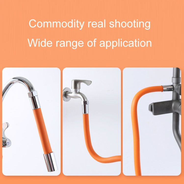Faucet Splash-proof Universal Bending Shaping Extension Tube, Length: 20cm