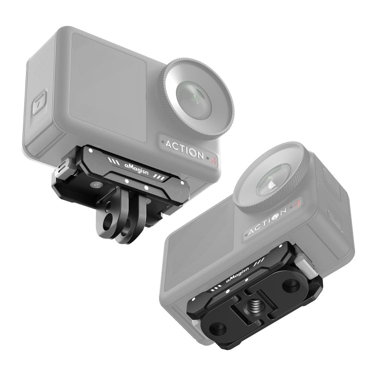 For DJI Osmo 360 / Action 5 Pro / Action 4 / Action 3 aMagisn Magnetic Fast Disassembly Motion Camera Accessories, AA09