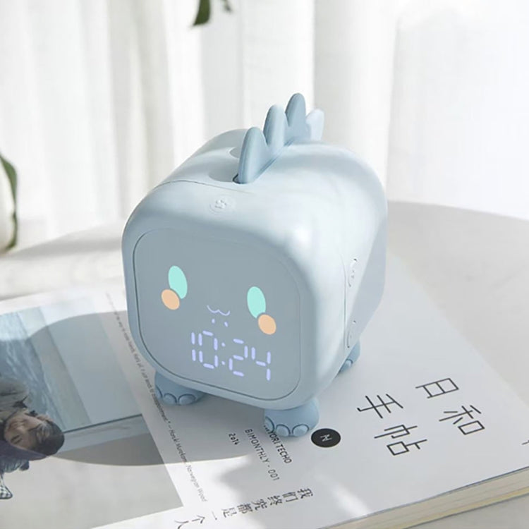 Dinosaur Kids Alarm Clock Electronic Clock Multifunctional Chime Small Alarm Clock(Pink)