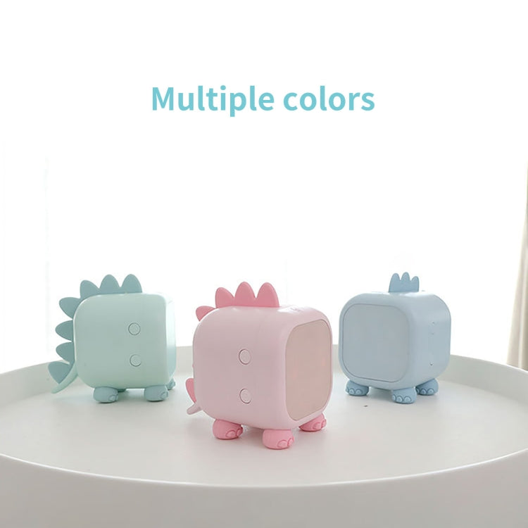 Dinosaur Kids Alarm Clock Electronic Clock Multifunctional Chime Small Alarm Clock(Pink)