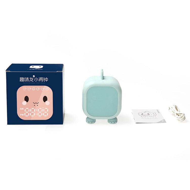 Dinosaur Kids Alarm Clock Electronic Clock Multifunctional Chime Small Alarm Clock(Pink)