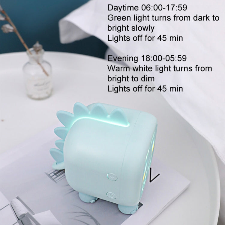 Dinosaur Kids Alarm Clock Electronic Clock Multifunctional Chime Small Alarm Clock(Pink)
