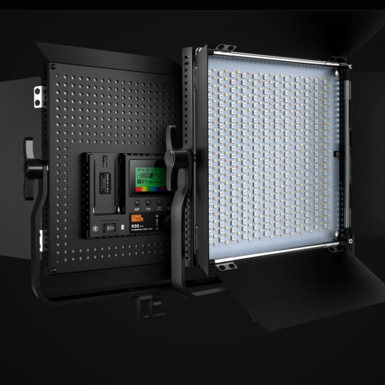 Pixel K80 RGB 45W 2600-10000K 552 LEDs Photography Fill Light Panel Lamp With LCD Display,US Plug Standard Set