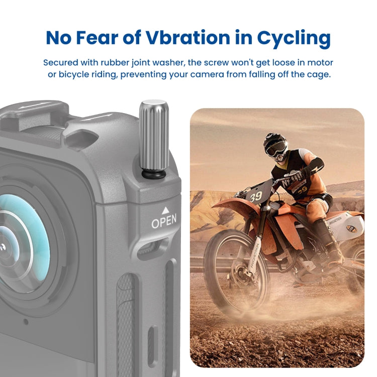 For Insta360 X4 aMagisn Metal Protective Housing Frame Quick Release Version, Quick Release Version