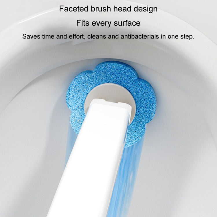 Luxuriate in Lavender: 6-Piece Disposable Toilet Brush Set with Lavender Scented Brush Heads for Effortless Cleaning