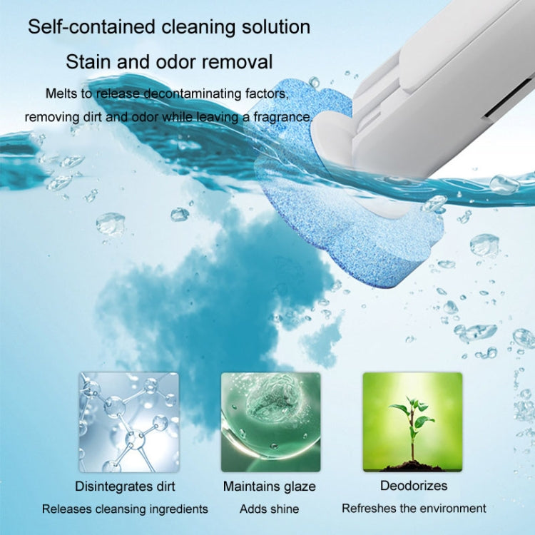 Effortless Lavender Clean: 6-Piece Disposable Toilet Brush Set with Lemon Scented Brush Heads for Refreshing Toilet